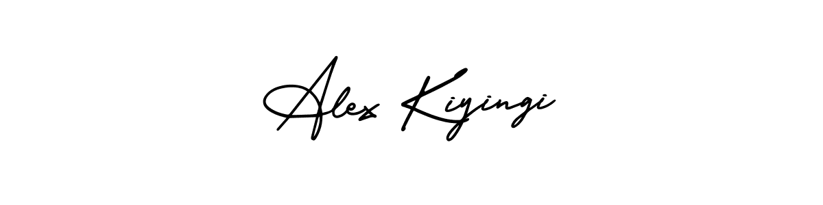 Design your own signature with our free online signature maker. With this signature software, you can create a handwritten (AmerikaSignatureDemo-Regular) signature for name Alex Kiyingi. Alex Kiyingi signature style 3 images and pictures png