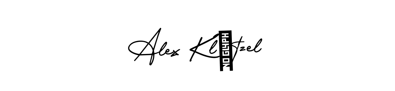 How to make Alex Klötzel name signature. Use AmerikaSignatureDemo-Regular style for creating short signs online. This is the latest handwritten sign. Alex Klötzel signature style 3 images and pictures png