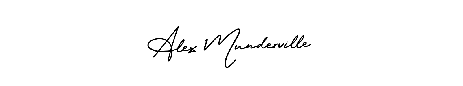 Make a beautiful signature design for name Alex Munderville. Use this online signature maker to create a handwritten signature for free. Alex Munderville signature style 3 images and pictures png