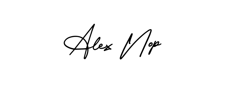 You can use this online signature creator to create a handwritten signature for the name Alex Nop. This is the best online autograph maker. Alex Nop signature style 3 images and pictures png