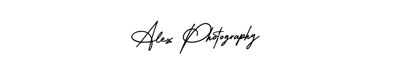 Create a beautiful signature design for name Alex Photography. With this signature (AmerikaSignatureDemo-Regular) fonts, you can make a handwritten signature for free. Alex Photography signature style 3 images and pictures png