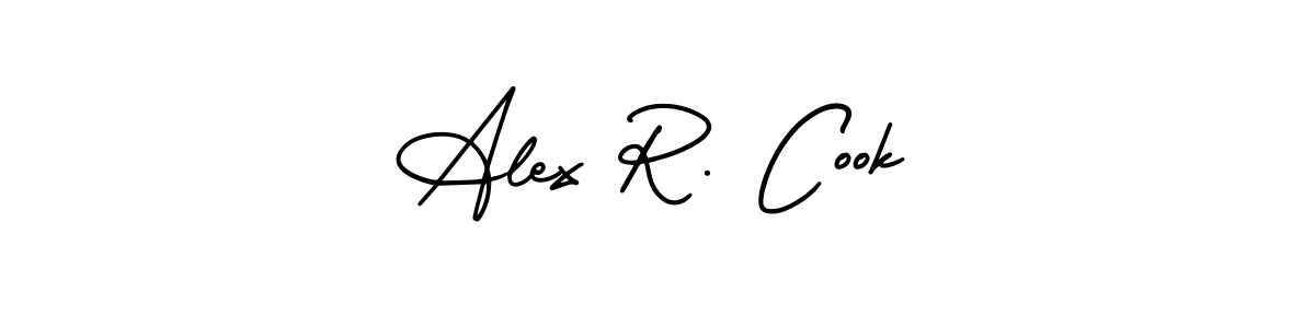 It looks lik you need a new signature style for name Alex R. Cook. Design unique handwritten (AmerikaSignatureDemo-Regular) signature with our free signature maker in just a few clicks. Alex R. Cook signature style 3 images and pictures png