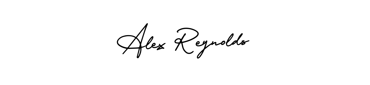 Make a beautiful signature design for name Alex Reynolds. With this signature (AmerikaSignatureDemo-Regular) style, you can create a handwritten signature for free. Alex Reynolds signature style 3 images and pictures png