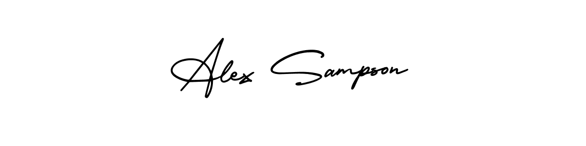 Make a beautiful signature design for name Alex Sampson. With this signature (AmerikaSignatureDemo-Regular) style, you can create a handwritten signature for free. Alex Sampson signature style 3 images and pictures png