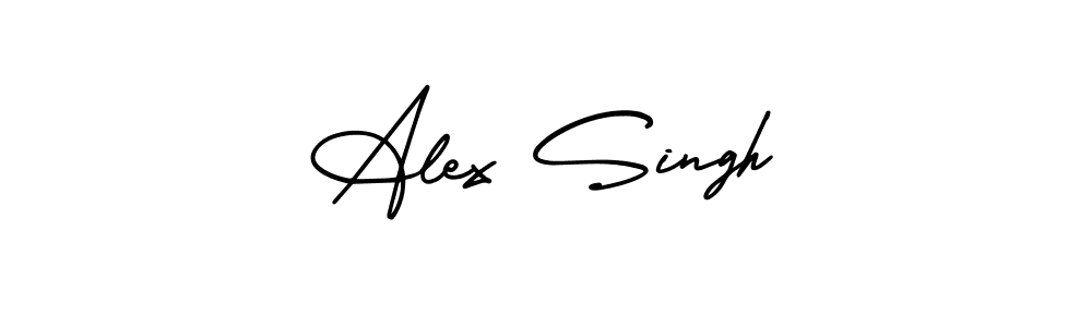It looks lik you need a new signature style for name Alex Singh. Design unique handwritten (AmerikaSignatureDemo-Regular) signature with our free signature maker in just a few clicks. Alex Singh signature style 3 images and pictures png