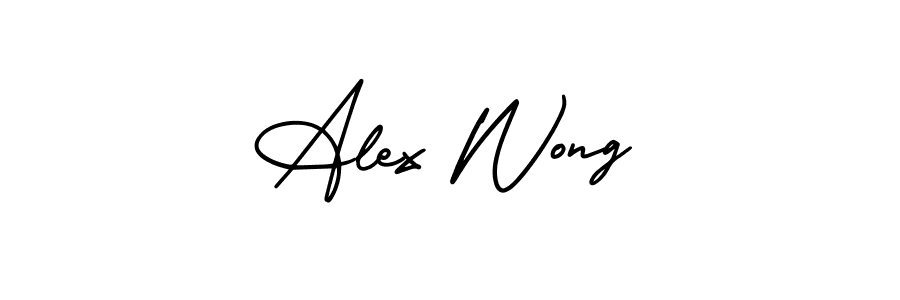 It looks lik you need a new signature style for name Alex Wong. Design unique handwritten (AmerikaSignatureDemo-Regular) signature with our free signature maker in just a few clicks. Alex Wong signature style 3 images and pictures png