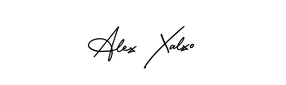 AmerikaSignatureDemo-Regular is a professional signature style that is perfect for those who want to add a touch of class to their signature. It is also a great choice for those who want to make their signature more unique. Get Alex Xalxo name to fancy signature for free. Alex Xalxo signature style 3 images and pictures png