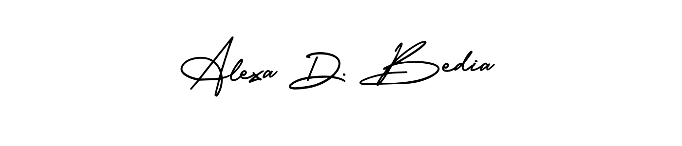 Check out images of Autograph of Alexa D. Bedia name. Actor Alexa D. Bedia Signature Style. AmerikaSignatureDemo-Regular is a professional sign style online. Alexa D. Bedia signature style 3 images and pictures png