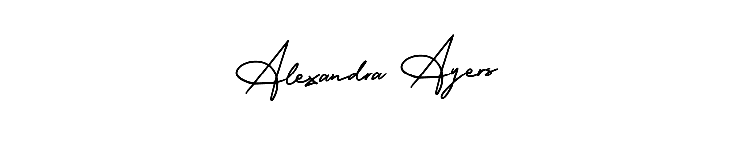 AmerikaSignatureDemo-Regular is a professional signature style that is perfect for those who want to add a touch of class to their signature. It is also a great choice for those who want to make their signature more unique. Get Alexandra Ayers name to fancy signature for free. Alexandra Ayers signature style 3 images and pictures png