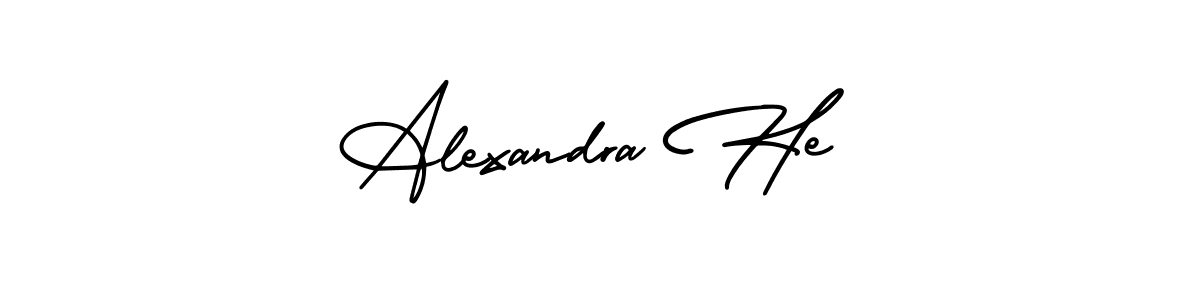 See photos of Alexandra He official signature by Spectra . Check more albums & portfolios. Read reviews & check more about AmerikaSignatureDemo-Regular font. Alexandra He signature style 3 images and pictures png