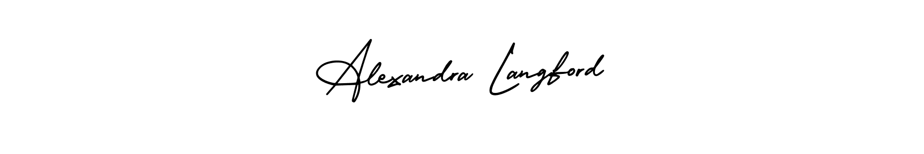 How to Draw Alexandra Langford signature style? AmerikaSignatureDemo-Regular is a latest design signature styles for name Alexandra Langford. Alexandra Langford signature style 3 images and pictures png