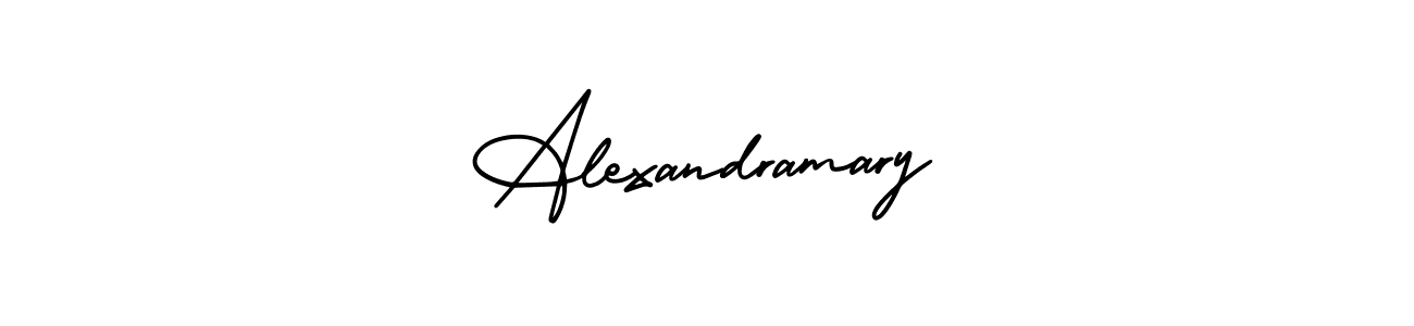 Also we have Alexandramary name is the best signature style. Create professional handwritten signature collection using AmerikaSignatureDemo-Regular autograph style. Alexandramary signature style 3 images and pictures png
