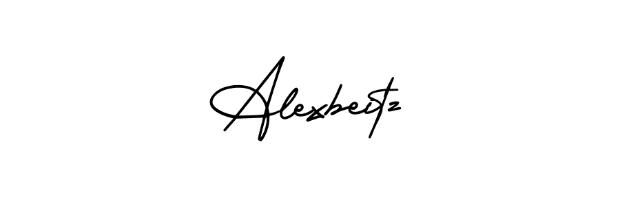 Also You can easily find your signature by using the search form. We will create Alexbeitz name handwritten signature images for you free of cost using AmerikaSignatureDemo-Regular sign style. Alexbeitz signature style 3 images and pictures png