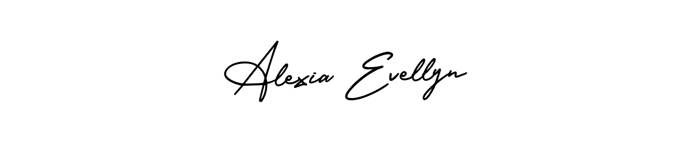 Make a beautiful signature design for name Alexia Evellyn. With this signature (AmerikaSignatureDemo-Regular) style, you can create a handwritten signature for free. Alexia Evellyn signature style 3 images and pictures png