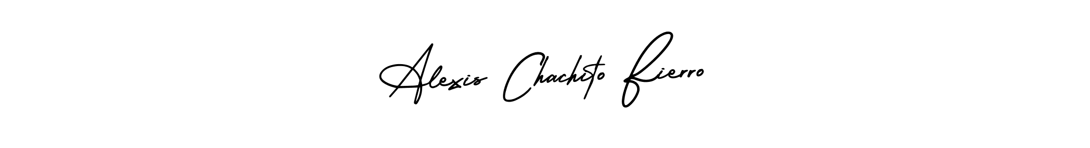 Design your own signature with our free online signature maker. With this signature software, you can create a handwritten (AmerikaSignatureDemo-Regular) signature for name Alexis Chachito Fierro. Alexis Chachito Fierro signature style 3 images and pictures png