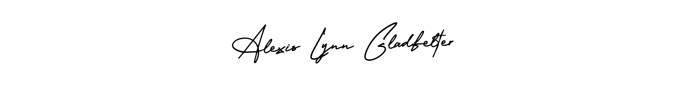 Make a beautiful signature design for name Alexis Lynn Gladfelter. With this signature (AmerikaSignatureDemo-Regular) style, you can create a handwritten signature for free. Alexis Lynn Gladfelter signature style 3 images and pictures png