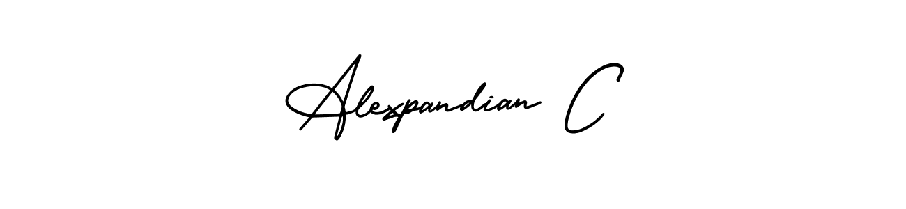 This is the best signature style for the Alexpandian C name. Also you like these signature font (AmerikaSignatureDemo-Regular). Mix name signature. Alexpandian C signature style 3 images and pictures png