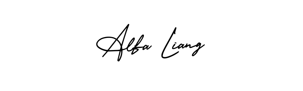 Once you've used our free online signature maker to create your best signature AmerikaSignatureDemo-Regular style, it's time to enjoy all of the benefits that Alfa Liang name signing documents. Alfa Liang signature style 3 images and pictures png