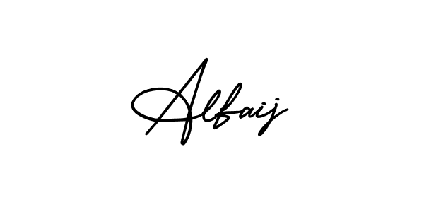 How to Draw Alfaij signature style? AmerikaSignatureDemo-Regular is a latest design signature styles for name Alfaij. Alfaij signature style 3 images and pictures png