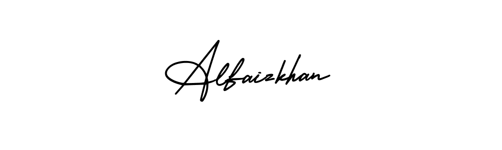 Design your own signature with our free online signature maker. With this signature software, you can create a handwritten (AmerikaSignatureDemo-Regular) signature for name Alfaizkhan. Alfaizkhan signature style 3 images and pictures png