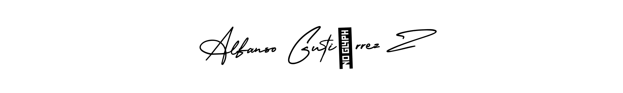 You can use this online signature creator to create a handwritten signature for the name Alfanso Gutiérrez Z. This is the best online autograph maker. Alfanso Gutiérrez Z signature style 3 images and pictures png