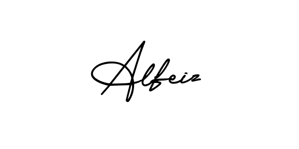 Create a beautiful signature design for name Alfeiz. With this signature (AmerikaSignatureDemo-Regular) fonts, you can make a handwritten signature for free. Alfeiz signature style 3 images and pictures png