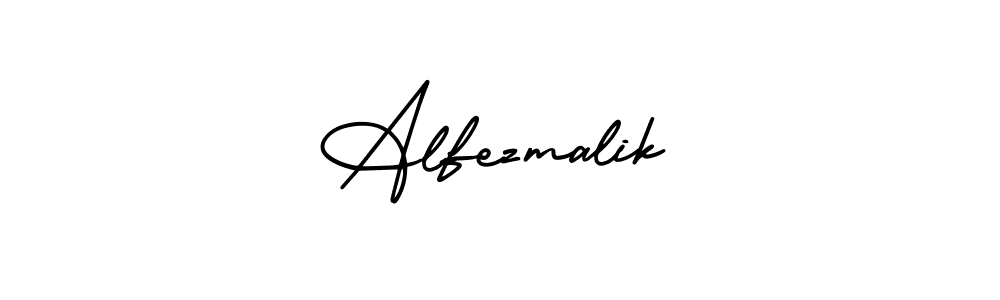 if you are searching for the best signature style for your name Alfezmalik. so please give up your signature search. here we have designed multiple signature styles  using AmerikaSignatureDemo-Regular. Alfezmalik signature style 3 images and pictures png