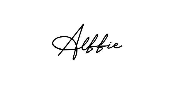 How to make Alffie signature? AmerikaSignatureDemo-Regular is a professional autograph style. Create handwritten signature for Alffie name. Alffie signature style 3 images and pictures png