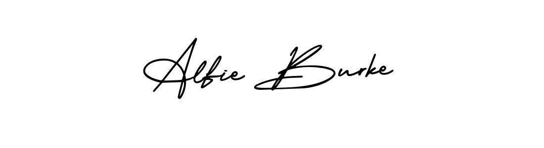 Similarly AmerikaSignatureDemo-Regular is the best handwritten signature design. Signature creator online .You can use it as an online autograph creator for name Alfie Burke. Alfie Burke signature style 3 images and pictures png