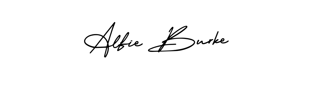 Similarly AmerikaSignatureDemo-Regular is the best handwritten signature design. Signature creator online .You can use it as an online autograph creator for name Alfie Burke. Alfie Burke signature style 3 images and pictures png