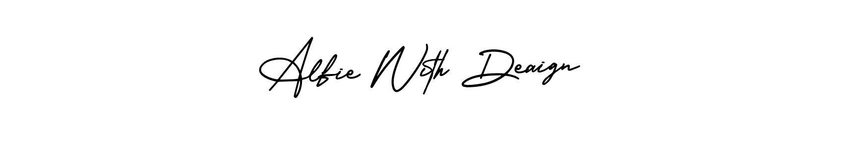 See photos of Alfie With Deaign official signature by Spectra . Check more albums & portfolios. Read reviews & check more about AmerikaSignatureDemo-Regular font. Alfie With Deaign signature style 3 images and pictures png