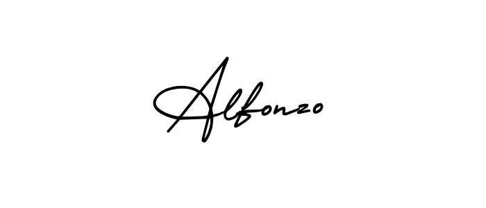 Make a beautiful signature design for name Alfonzo. Use this online signature maker to create a handwritten signature for free. Alfonzo signature style 3 images and pictures png