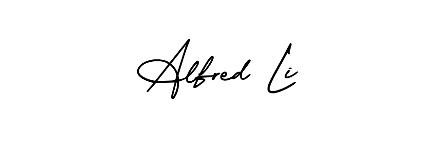 How to make Alfred Li signature? AmerikaSignatureDemo-Regular is a professional autograph style. Create handwritten signature for Alfred Li name. Alfred Li signature style 3 images and pictures png