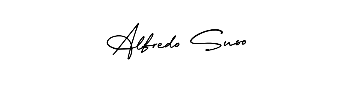 How to Draw Alfredo Suso signature style? AmerikaSignatureDemo-Regular is a latest design signature styles for name Alfredo Suso. Alfredo Suso signature style 3 images and pictures png