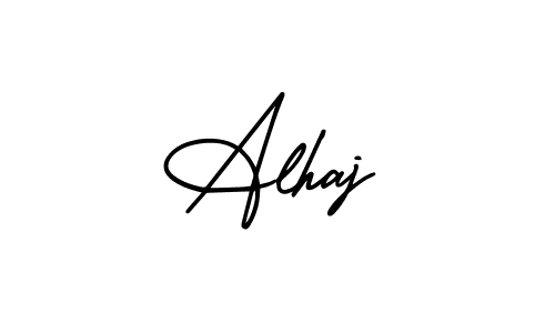 How to Draw Alhaj signature style? AmerikaSignatureDemo-Regular is a latest design signature styles for name Alhaj. Alhaj signature style 3 images and pictures png