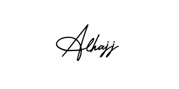 Make a beautiful signature design for name Alhajj. With this signature (AmerikaSignatureDemo-Regular) style, you can create a handwritten signature for free. Alhajj signature style 3 images and pictures png