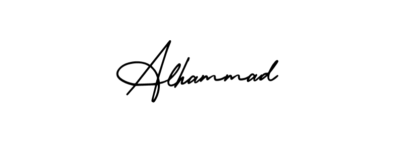 How to make Alhammad signature? AmerikaSignatureDemo-Regular is a professional autograph style. Create handwritten signature for Alhammad name. Alhammad signature style 3 images and pictures png