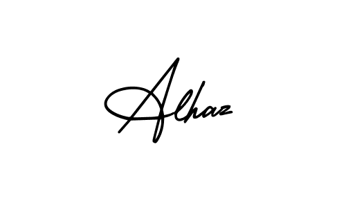 if you are searching for the best signature style for your name Alhaz. so please give up your signature search. here we have designed multiple signature styles  using AmerikaSignatureDemo-Regular. Alhaz signature style 3 images and pictures png