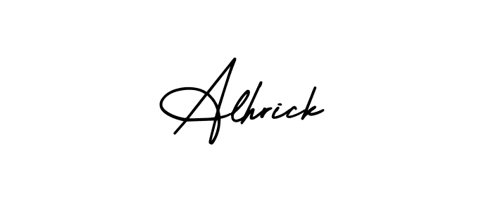 This is the best signature style for the Alhrick name. Also you like these signature font (AmerikaSignatureDemo-Regular). Mix name signature. Alhrick signature style 3 images and pictures png