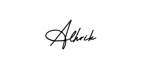 Check out images of Autograph of Alhrik name. Actor Alhrik Signature Style. AmerikaSignatureDemo-Regular is a professional sign style online. Alhrik signature style 3 images and pictures png