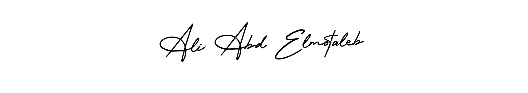 Ali Abd Elmotaleb stylish signature style. Best Handwritten Sign (AmerikaSignatureDemo-Regular) for my name. Handwritten Signature Collection Ideas for my name Ali Abd Elmotaleb. Ali Abd Elmotaleb signature style 3 images and pictures png