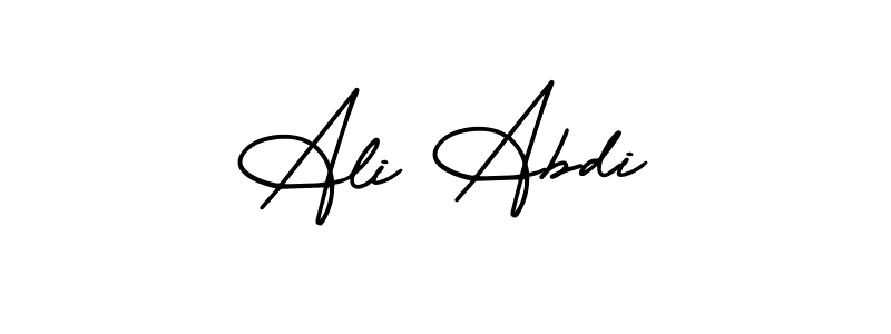 You can use this online signature creator to create a handwritten signature for the name Ali Abdi. This is the best online autograph maker. Ali Abdi signature style 3 images and pictures png