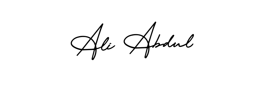 How to make Ali Abdul signature? AmerikaSignatureDemo-Regular is a professional autograph style. Create handwritten signature for Ali Abdul name. Ali Abdul signature style 3 images and pictures png