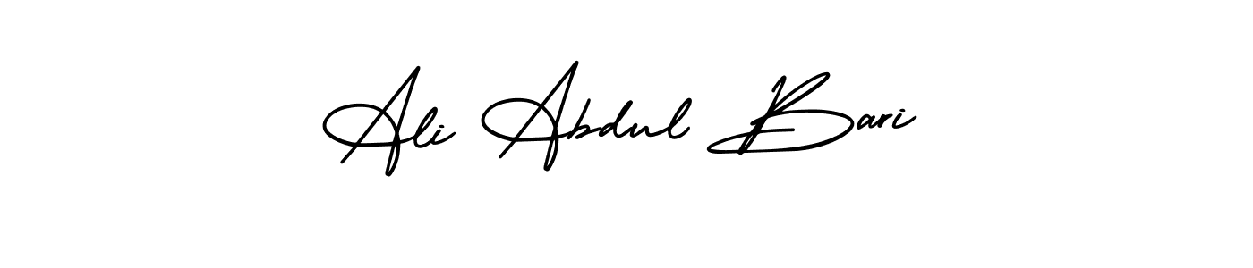 Best and Professional Signature Style for Ali Abdul Bari. AmerikaSignatureDemo-Regular Best Signature Style Collection. Ali Abdul Bari signature style 3 images and pictures png