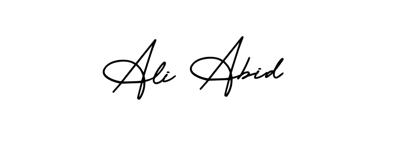 Create a beautiful signature design for name Ali Abid. With this signature (AmerikaSignatureDemo-Regular) fonts, you can make a handwritten signature for free. Ali Abid signature style 3 images and pictures png