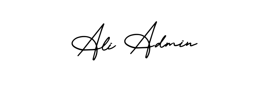 Use a signature maker to create a handwritten signature online. With this signature software, you can design (AmerikaSignatureDemo-Regular) your own signature for name Ali Admin. Ali Admin signature style 3 images and pictures png
