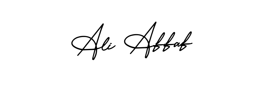 This is the best signature style for the Ali Affaf name. Also you like these signature font (AmerikaSignatureDemo-Regular). Mix name signature. Ali Affaf signature style 3 images and pictures png