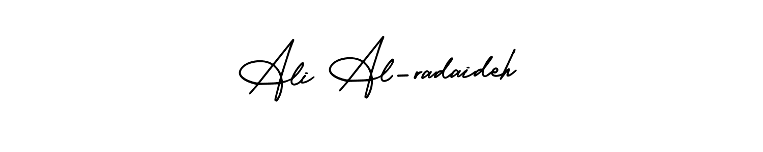 Ali Al-radaideh stylish signature style. Best Handwritten Sign (AmerikaSignatureDemo-Regular) for my name. Handwritten Signature Collection Ideas for my name Ali Al-radaideh. Ali Al-radaideh signature style 3 images and pictures png