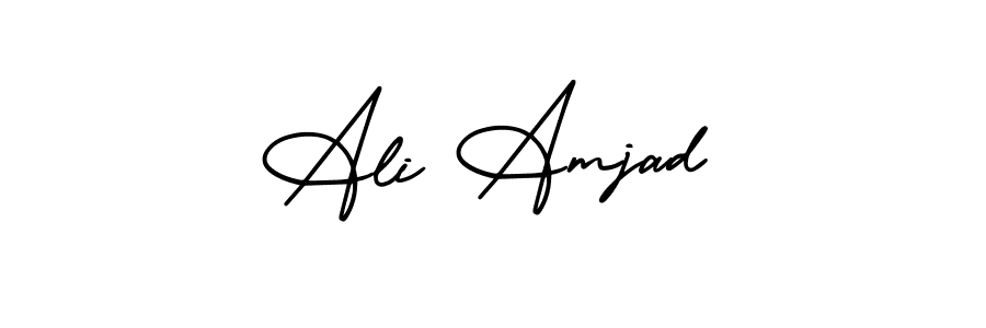 Best and Professional Signature Style for Ali Amjad. AmerikaSignatureDemo-Regular Best Signature Style Collection. Ali Amjad signature style 3 images and pictures png