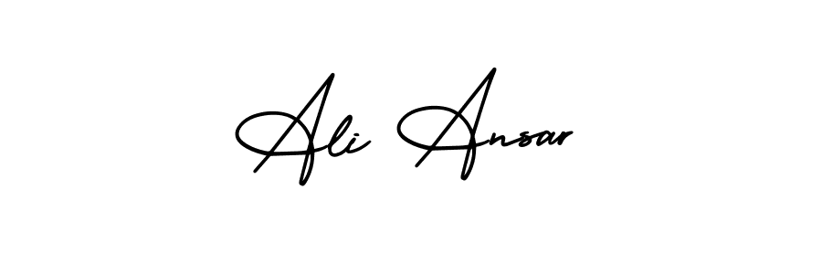 You can use this online signature creator to create a handwritten signature for the name Ali Ansar. This is the best online autograph maker. Ali Ansar signature style 3 images and pictures png